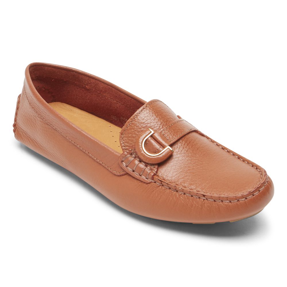 Mocassins Rockport Bayview Ring Senhora - Marrom ( 397-HZVYQN )